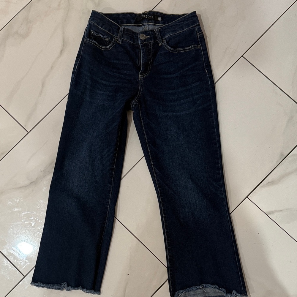 Hudson Jeans Dark Indigo Cropped Women's Jeans